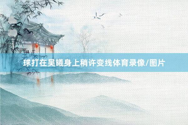 球打在吴曦身上稍许变线体育录像/图片