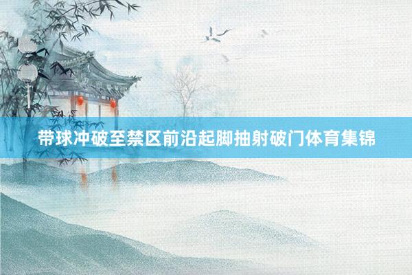 带球冲破至禁区前沿起脚抽射破门体育集锦