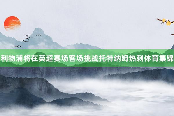 利物浦将在英超赛场客场挑战托特纳姆热刺体育集锦